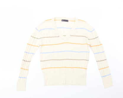 Womens UK Size S Marks and Spencer Ivory Pullover Jumper