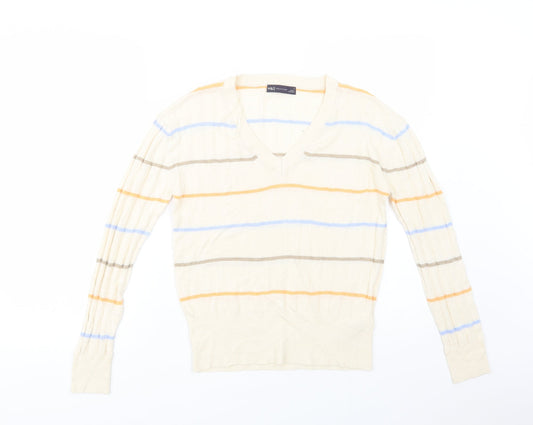 Womens UK Size S Marks and Spencer Ivory Pullover Jumper