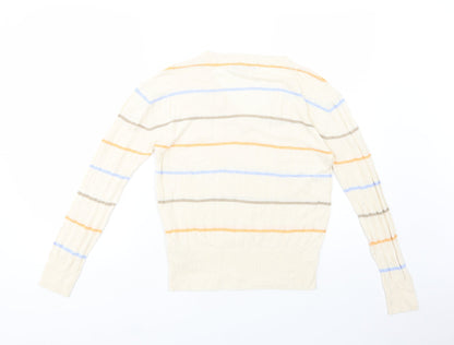 Womens UK Size S Marks and Spencer Ivory Pullover Jumper