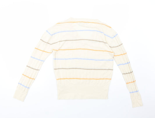 Womens UK Size S Marks and Spencer Ivory Pullover Jumper