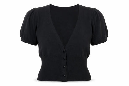 Womens UK Size 14 Editions Black Cardigan Jumper