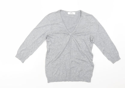 Womens UK Size 8 Marks and Spencer Grey Pullover Jumper