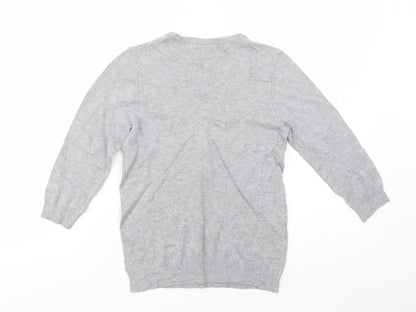 Womens UK Size 8 Marks and Spencer Grey Pullover Jumper