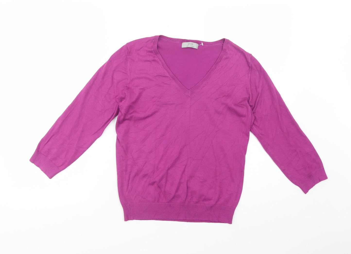 Womens UK Size 16 Marks and Spencer Purple Pullover Jumper