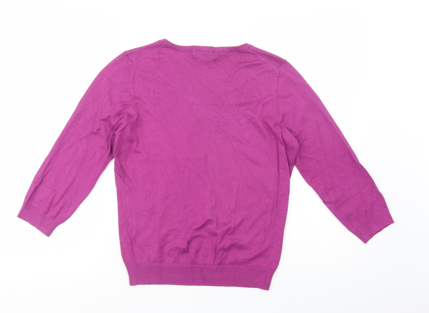 Womens UK Size 16 Marks and Spencer Purple Pullover Jumper