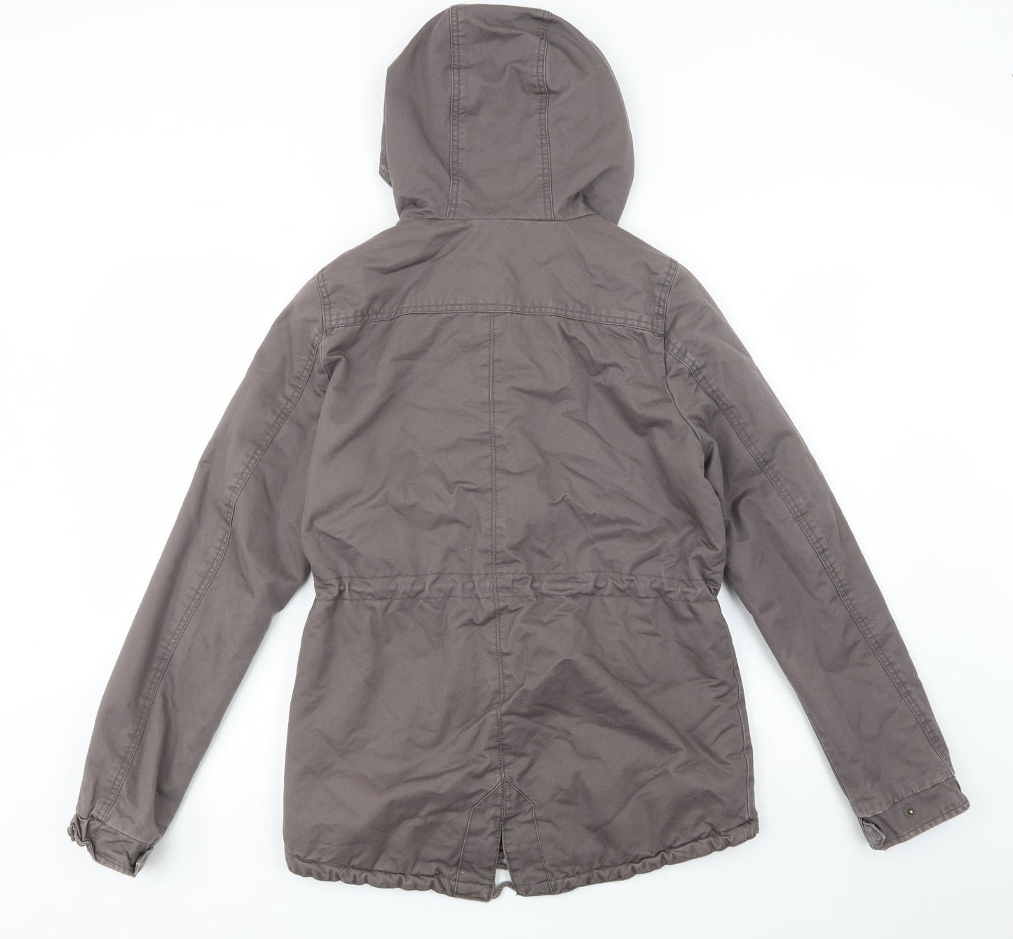 Womens UK Size 8 H&M Brown Parka Coat