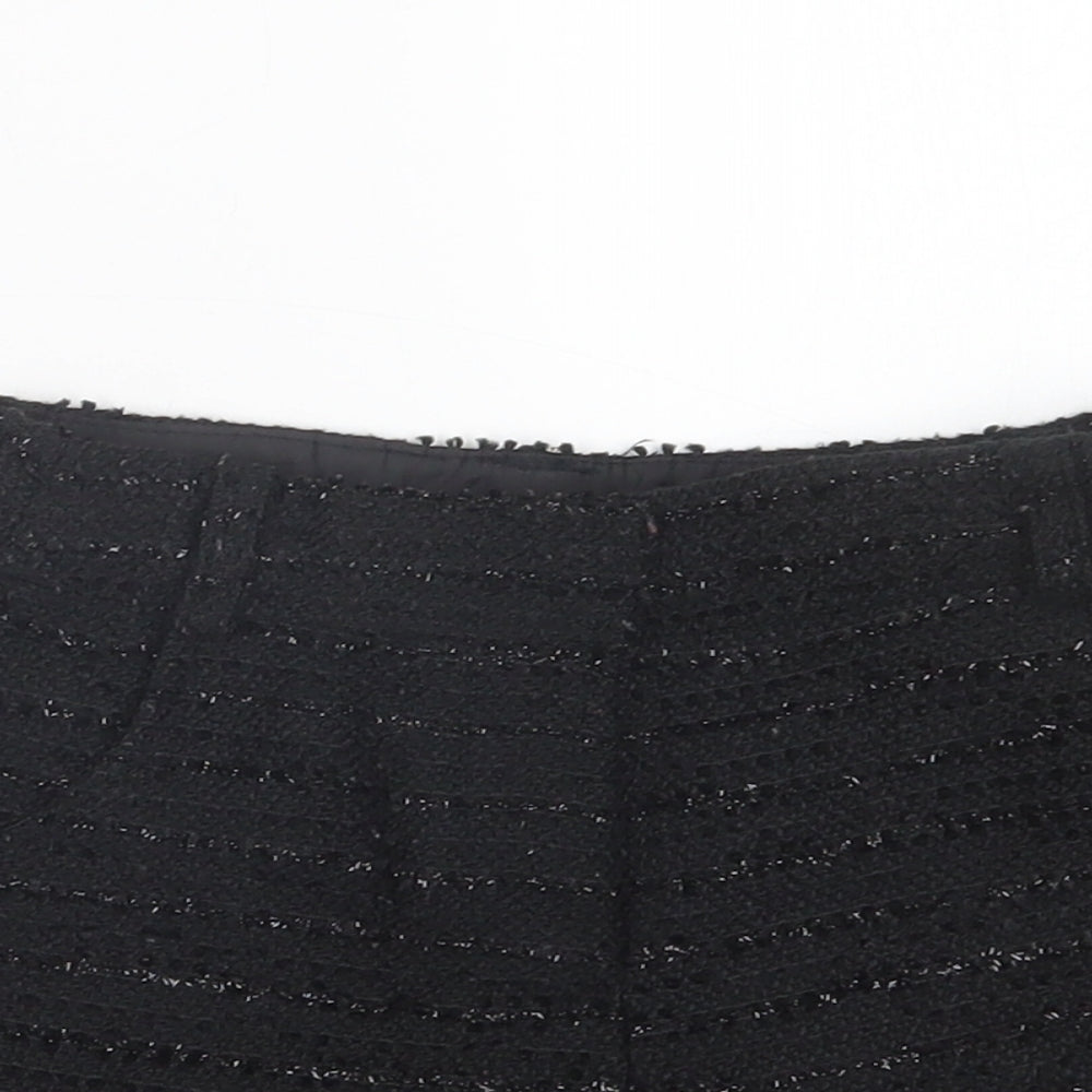 Dunnes Stores Girls Black  Polyester Sailor Shorts Size 4 Years  Regular Zip