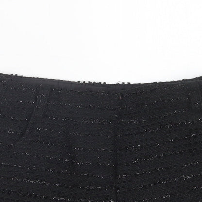 Dunnes Stores Girls Black  Polyester Sailor Shorts Size 4 Years  Regular Zip