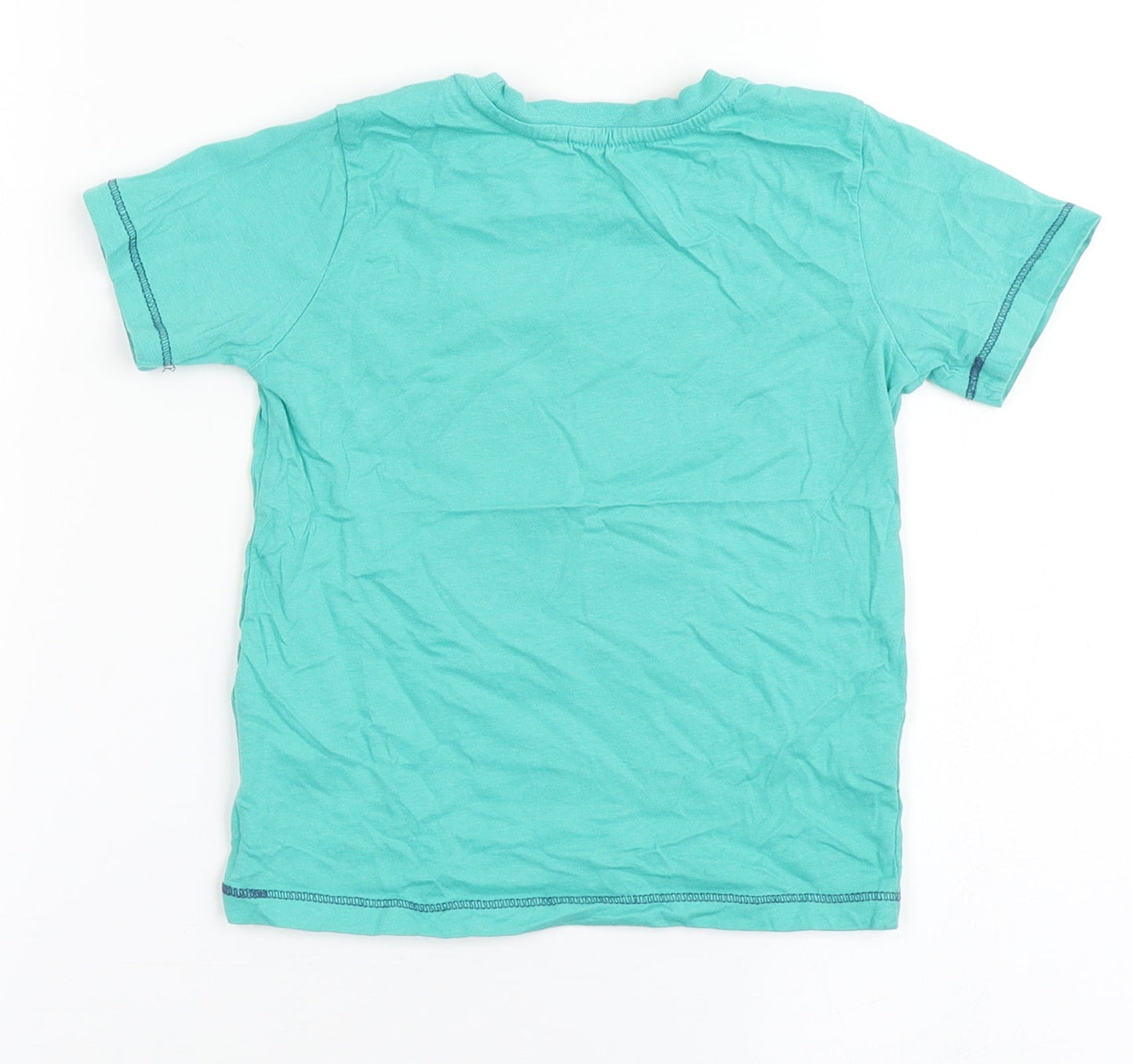 Cool Club Boys Green  Polyester Basic T-Shirt Size 2-3 Years Round Neck Pullover - Sporty, Cool