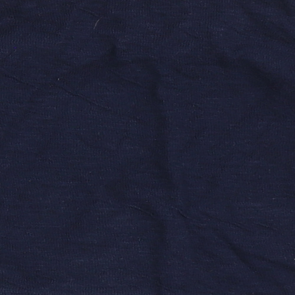 F&F Boys Blue  100% Cotton Basic T-Shirt Size 3-6 Months Round Neck Pullover - Born To Be Cool