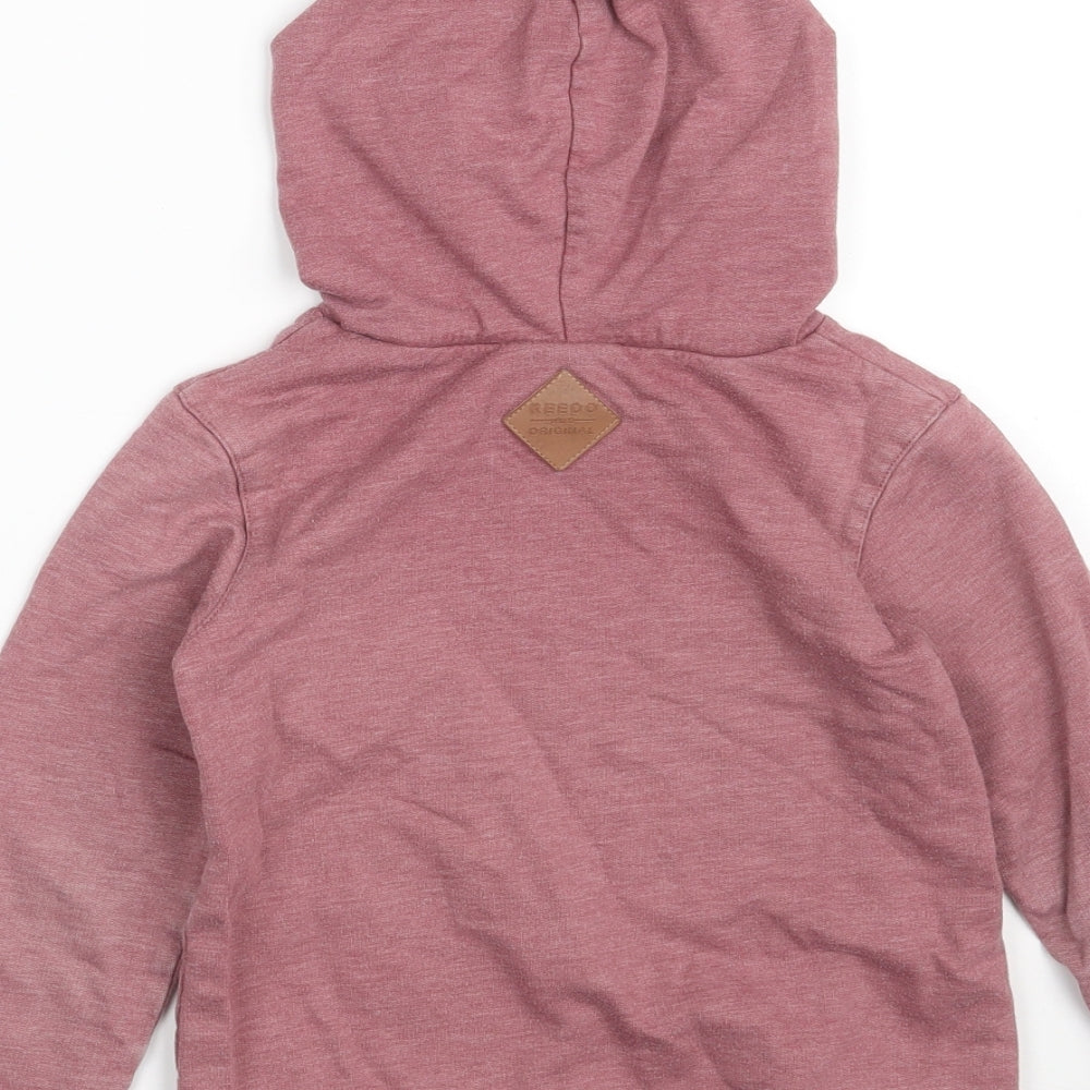 Keedo Boys Purple  100% Cotton Pullover Hoodie Size 4 Years   - EXPLORE