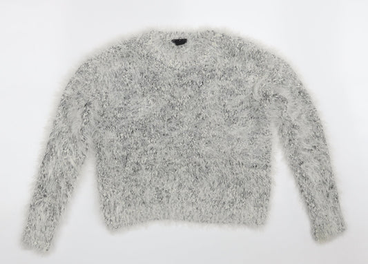 Womens UK Size S H&M Grey Pullover Jumper