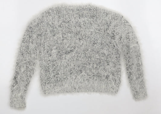 Womens UK Size S H&M Grey Pullover Jumper