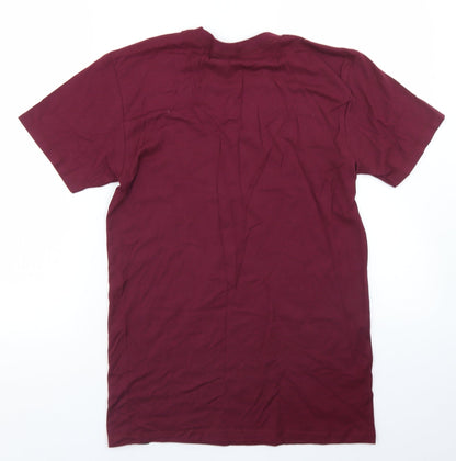 Local Laundry Mens Purple  Cotton  T-Shirt Size S Crew Neck