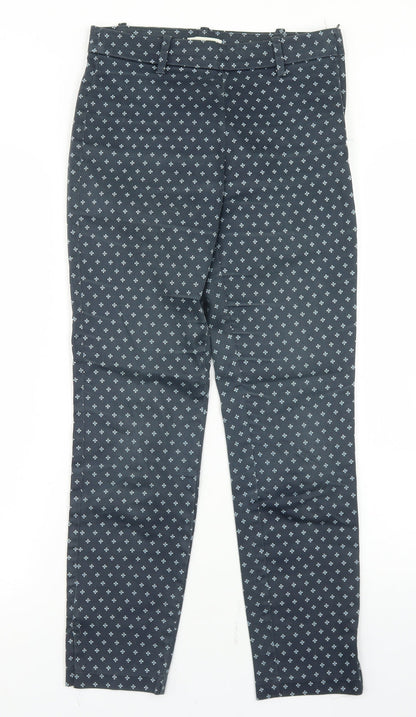 Womens UK Size 34 H&M Regular Fit Dress Pants Blue Trousers