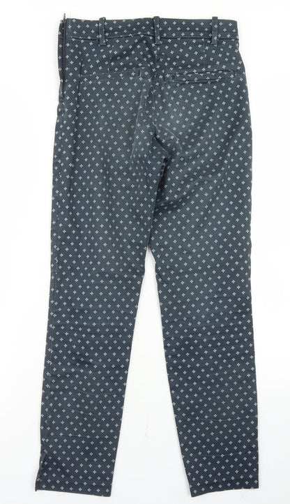 Womens UK Size 34 H&M Regular Fit Dress Pants Blue Trousers