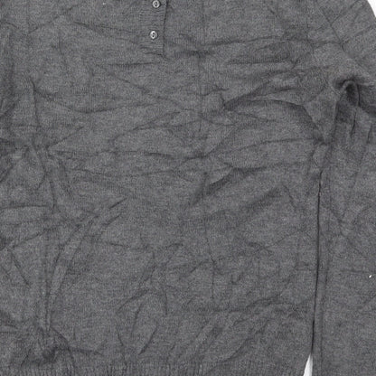 Womens UK Size XS H&M Grey Pullover Jumper