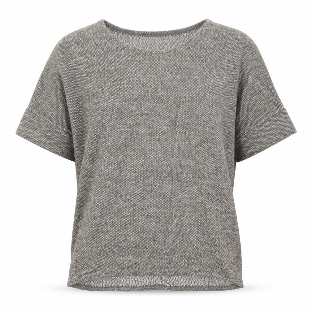Womens UK Size S Apricot Grey Pullover Jumper