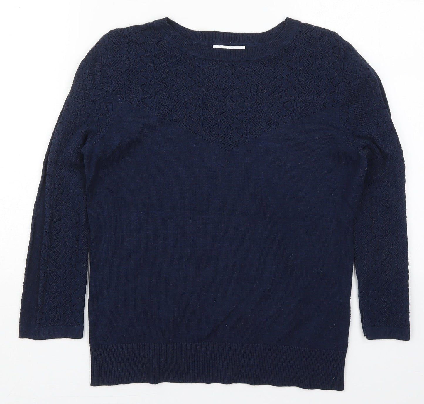 Womens UK Size 14 Warehouse Blue Pullover Jumper