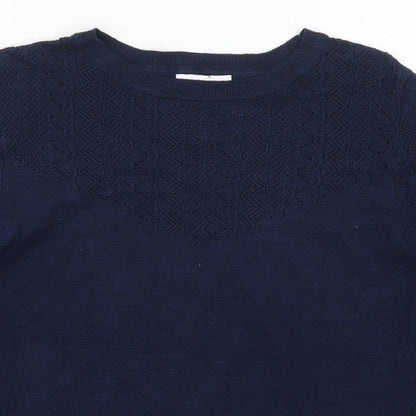 Womens UK Size 14 Warehouse Blue Pullover Jumper