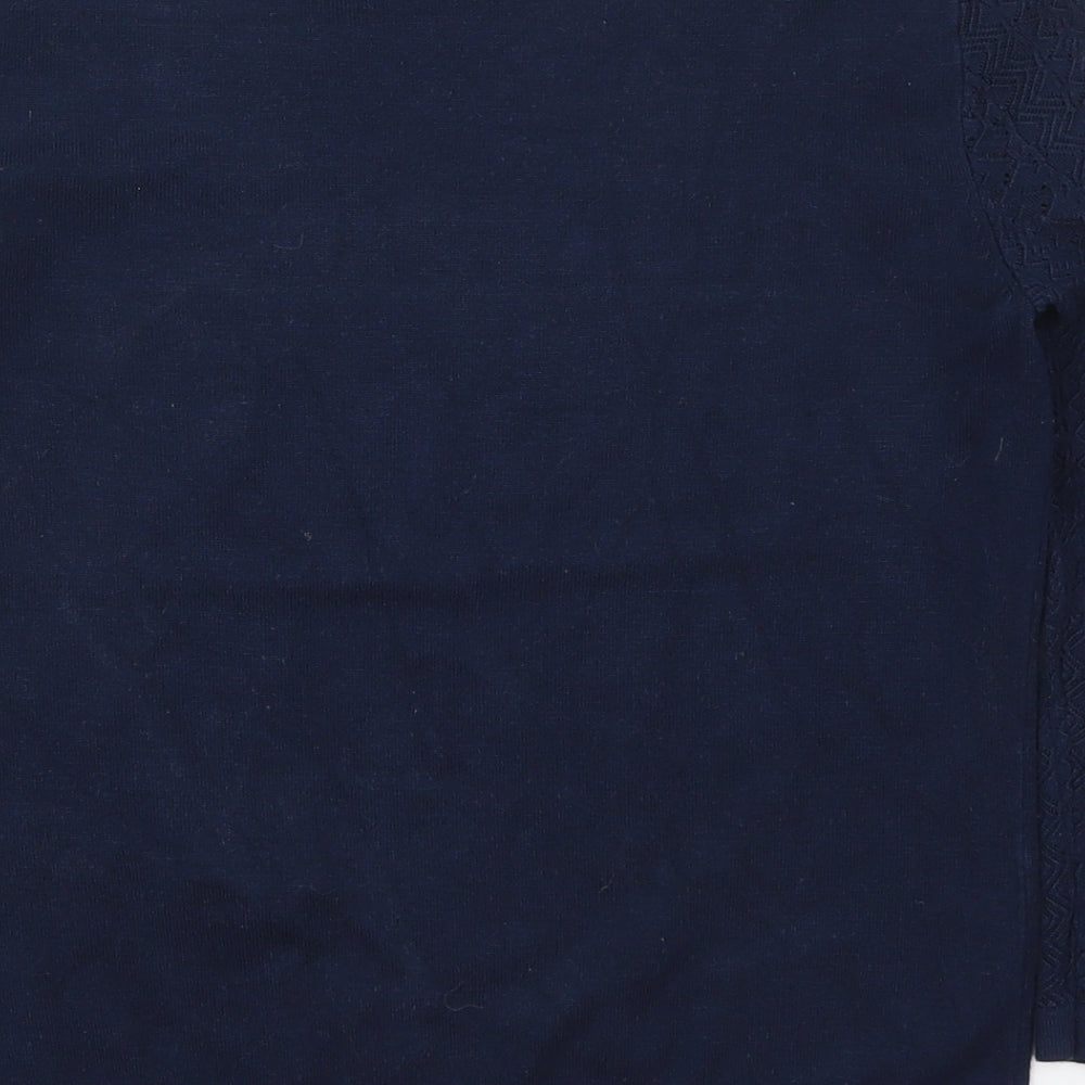 Womens UK Size 14 Warehouse Blue Pullover Jumper