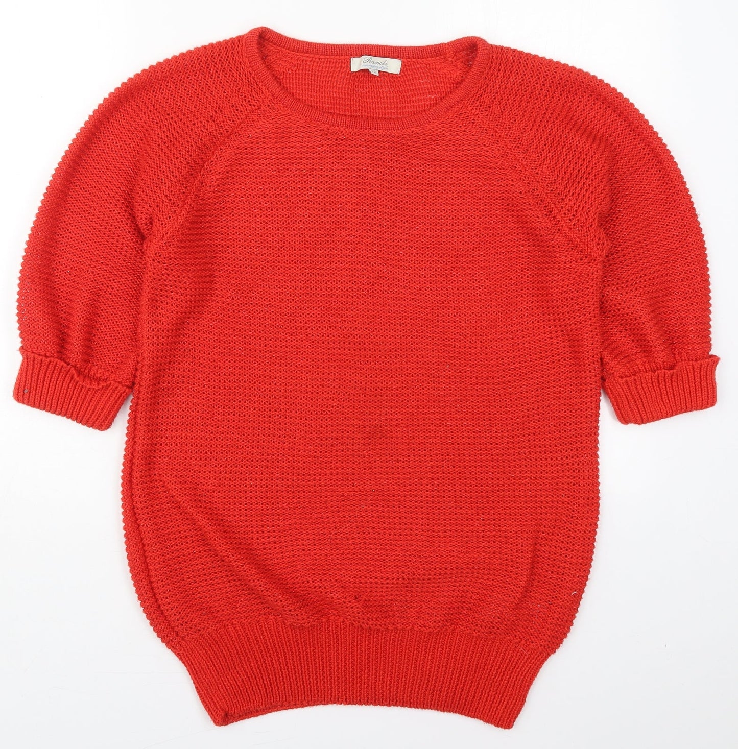 Womens UK Size 12 Peacocks Red Pullover Jumper