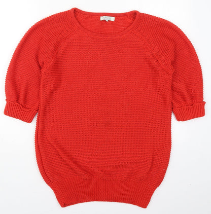 Womens UK Size 12 Peacocks Red Pullover Jumper