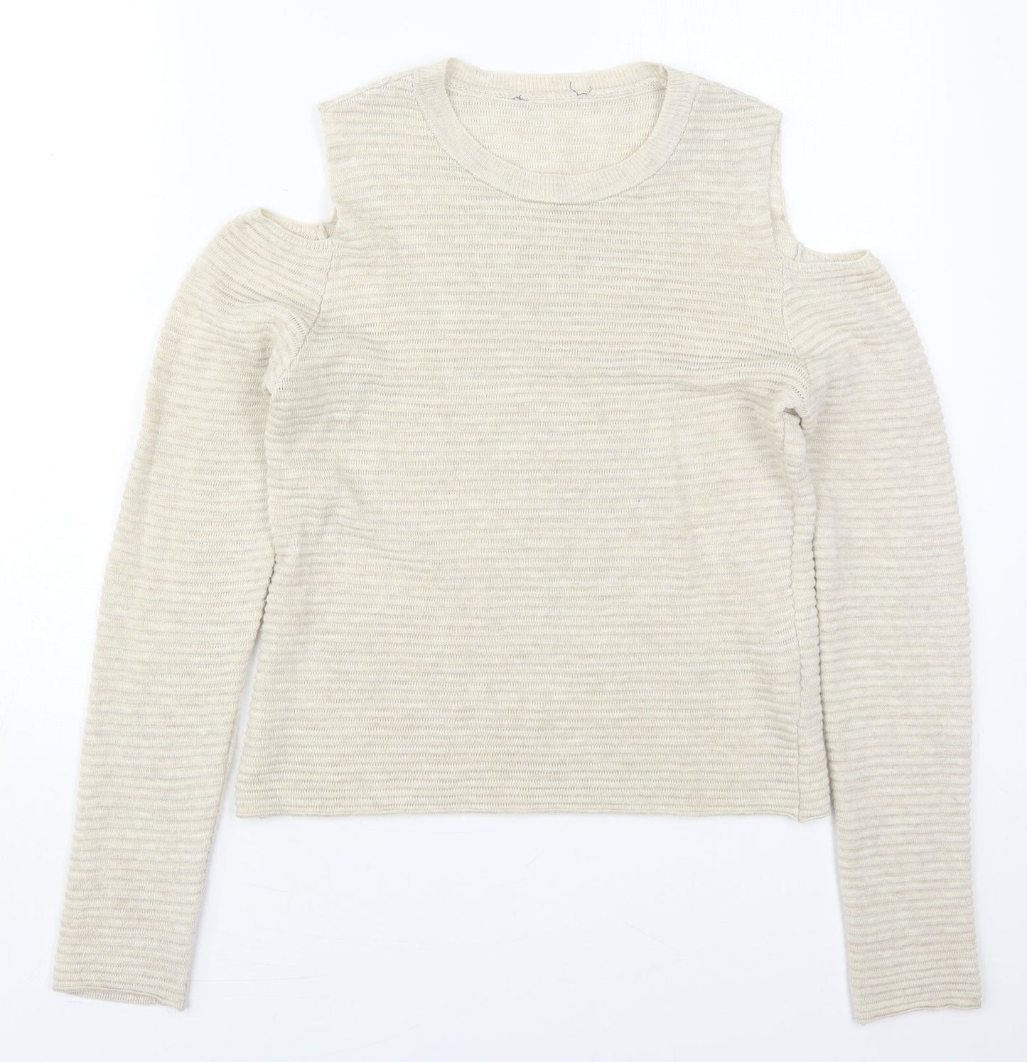 Womens UK Size 8 Atmosphere Beige Pullover Jumper