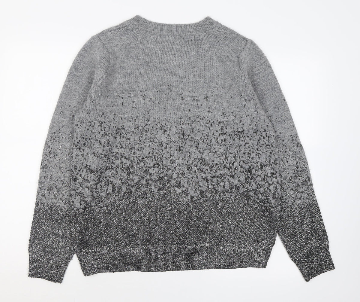 Womens UK Size M H&M Grey Pullover Jumper