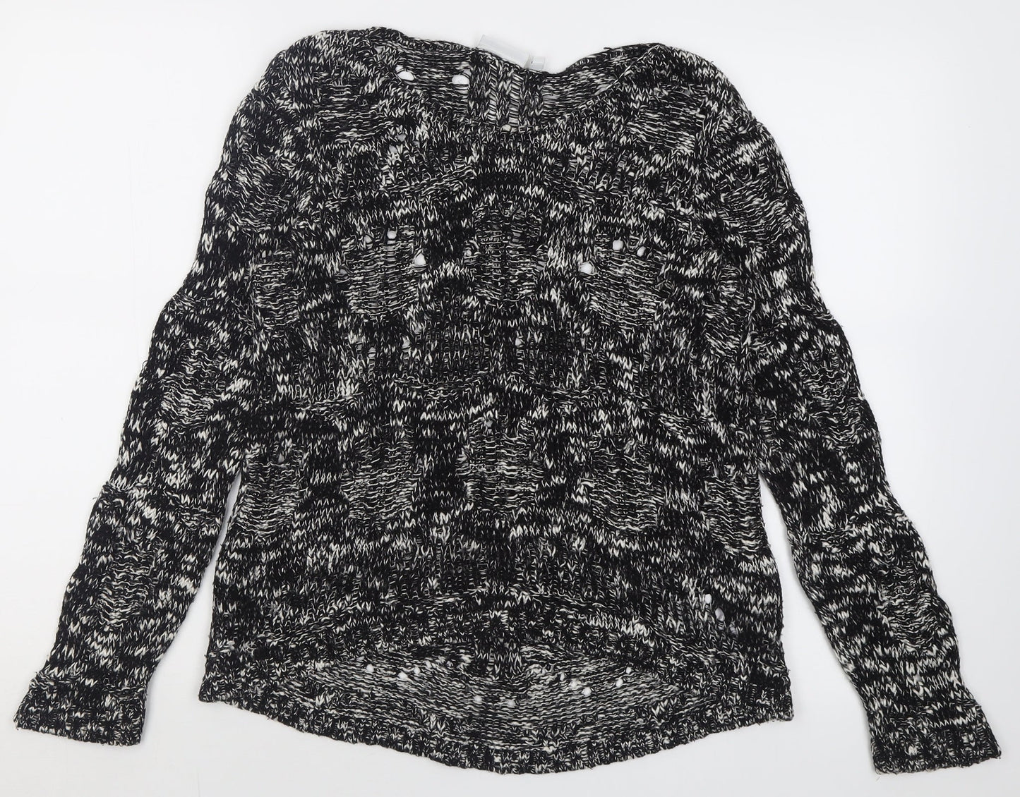 Womens UK Size 8 New Look Black Pullover Jumper