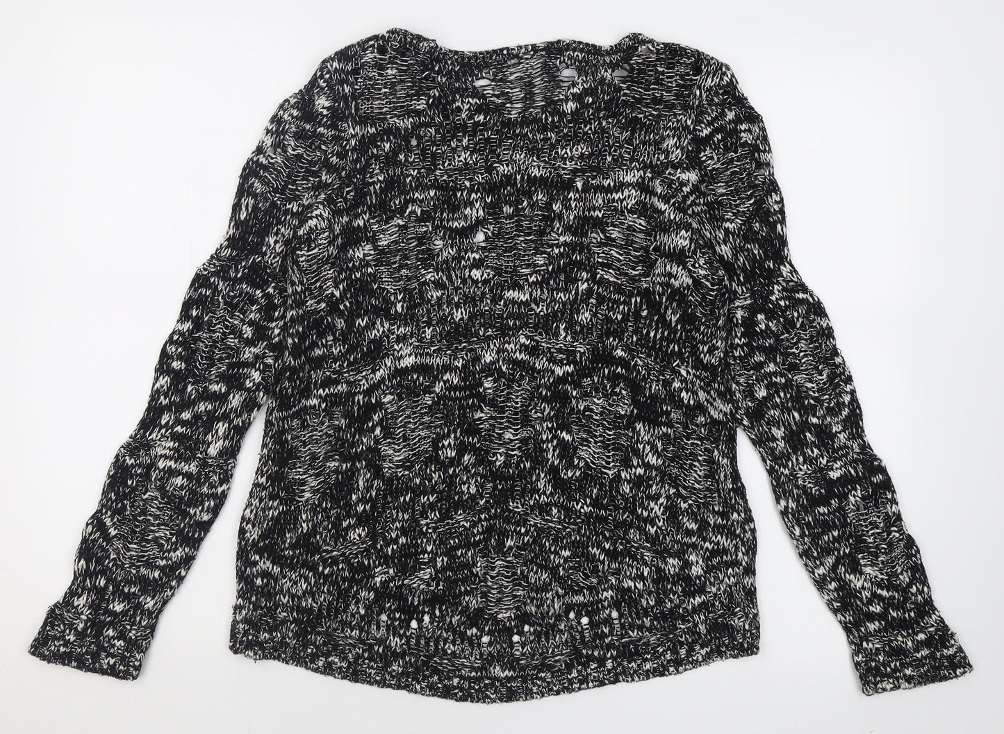 Womens UK Size 8 New Look Black Pullover Jumper