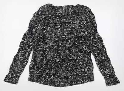 Womens UK Size 8 New Look Black Pullover Jumper