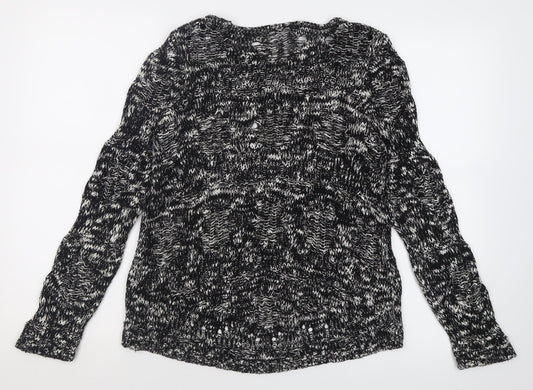 Womens UK Size 8 New Look Black Pullover Jumper