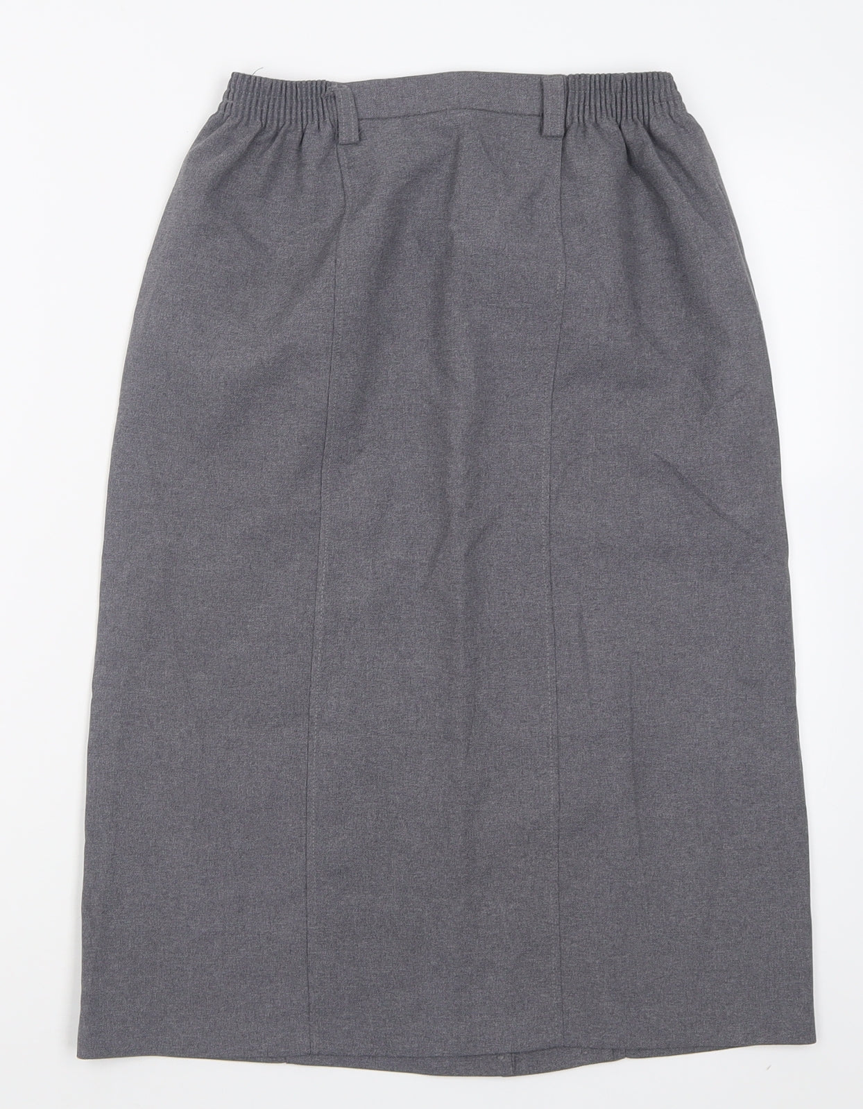 TruTex Womens Grey  Polyester A-Line Skirt Size 6
