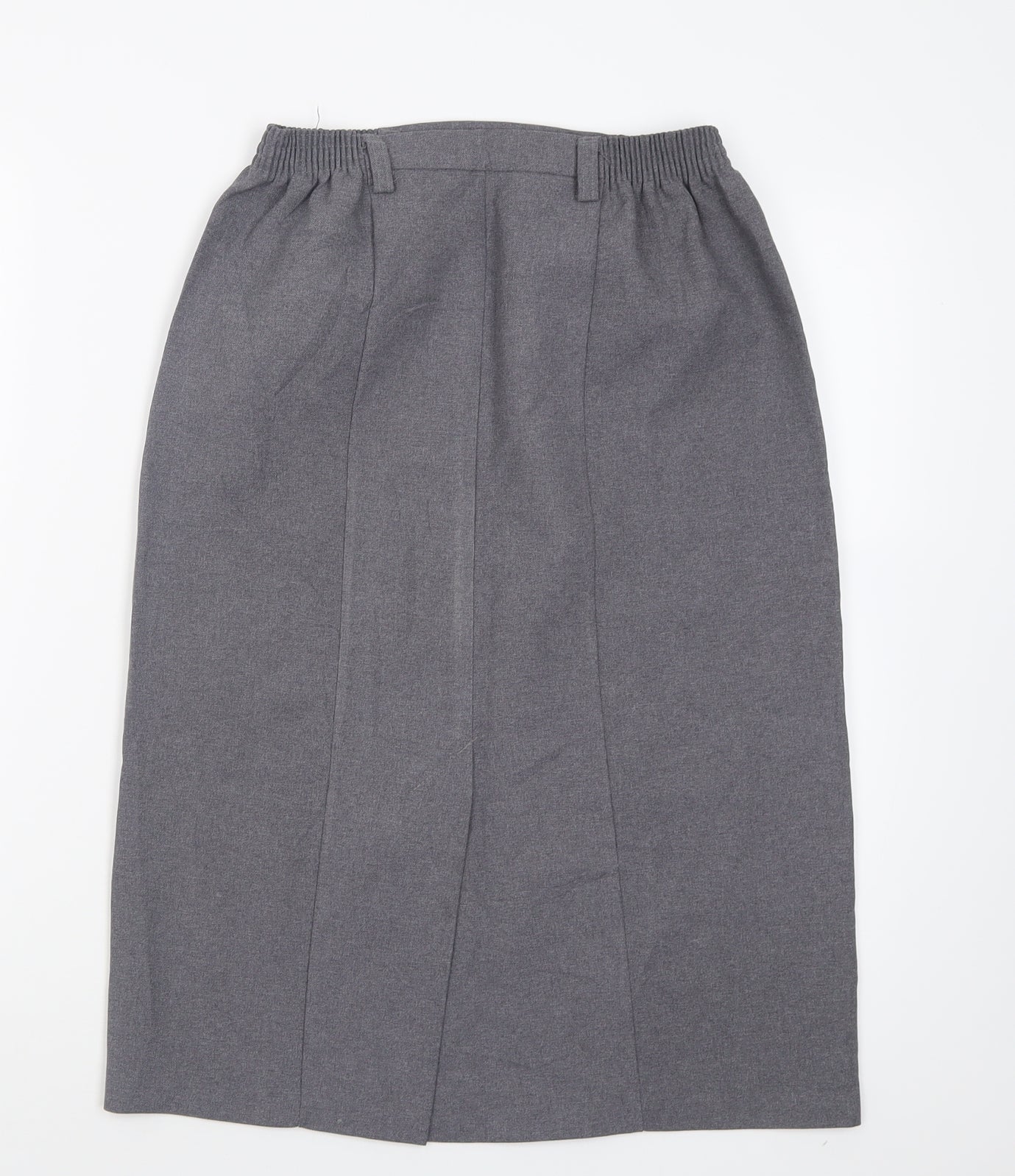 TruTex Womens Grey  Polyester A-Line Skirt Size 6