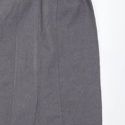 TruTex Womens Grey  Polyester A-Line Skirt Size 6