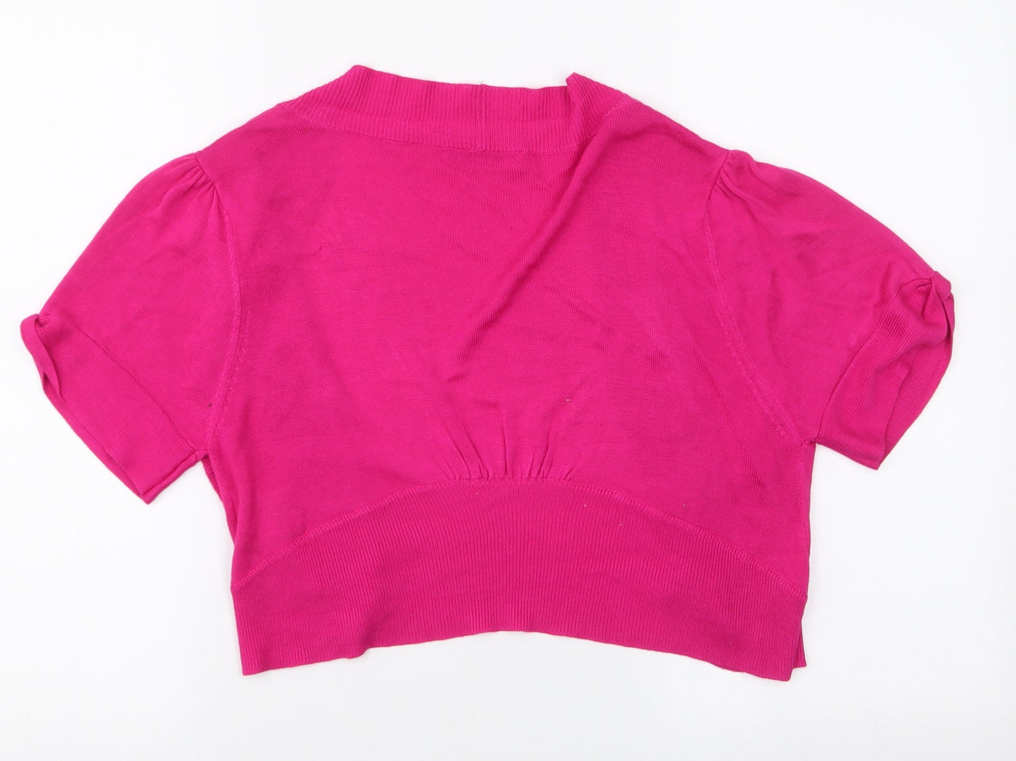 Womens UK Size M Anna Rose Pink Cardigan Jumper