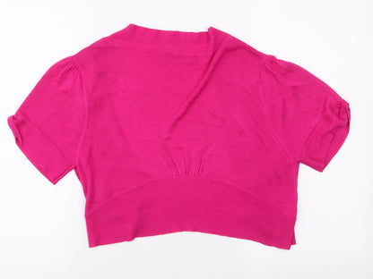 Womens UK Size M Anna Rose Pink Cardigan Jumper