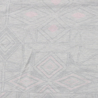 Maison De Nimes Womens Grey Geometric Cotton Pullover Sweatshirt Size 14  Pullover