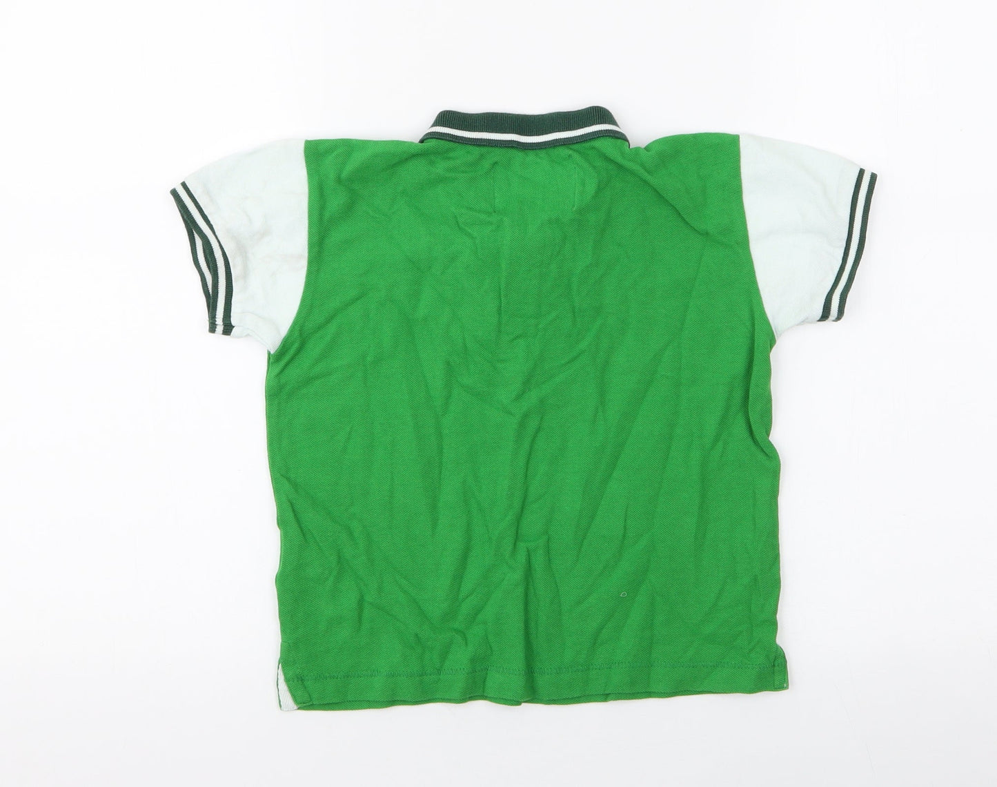 Celtic Football Club Boys Grey  100% Cotton Jersey Polo Size 6-7 Years Collared Button