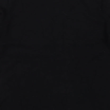 Gerard Womens Black Round Neck Striped Viscose Pullover Jumper Size S