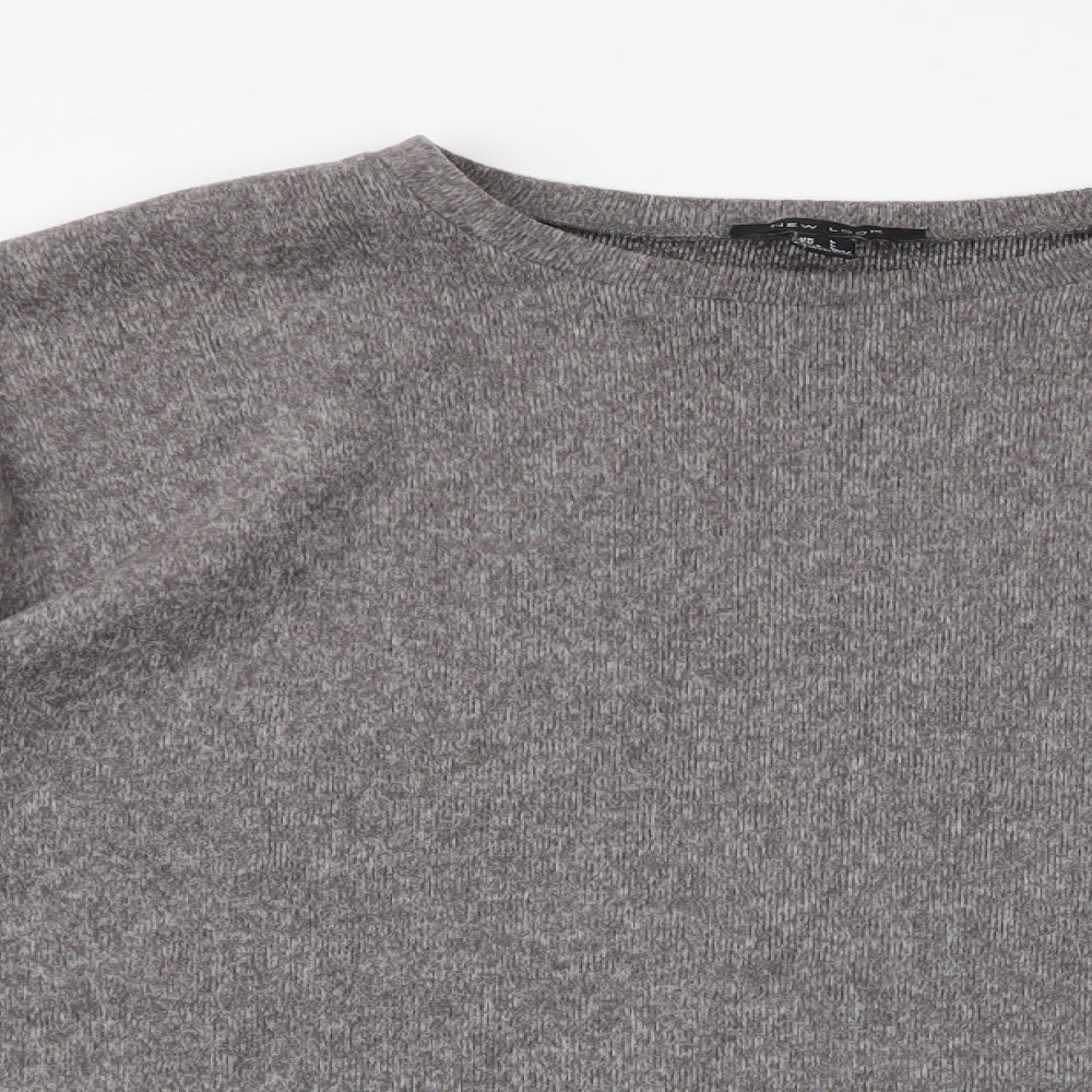 Womens UK Size L New Look Grey Pullover Jumper