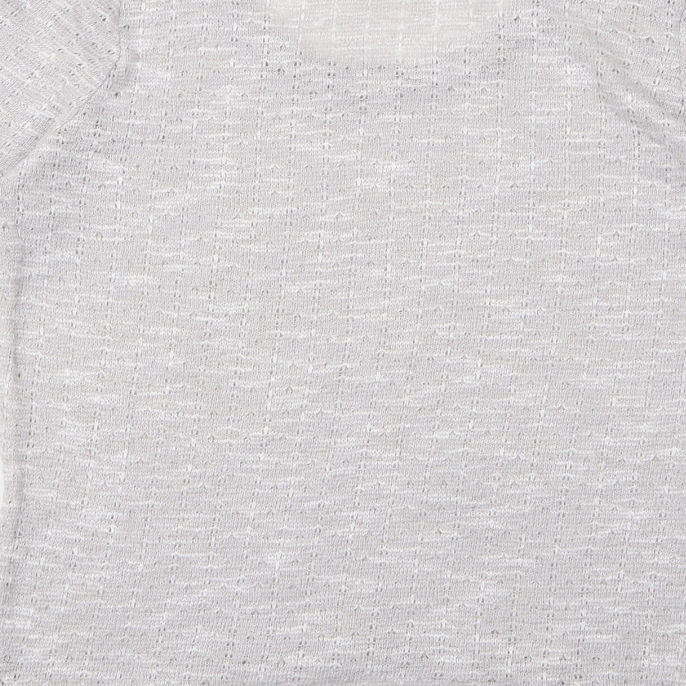 Womens UK Size 14 New Look Grey Pullover Jumper