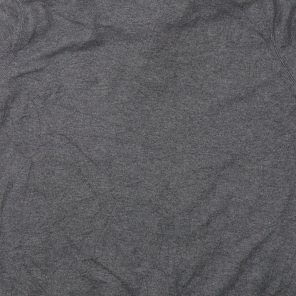 NEXT Mens Grey Collared  Cotton Pullover Jumper Size M