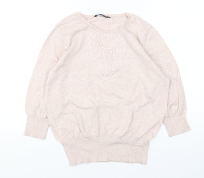 Womens UK Size 14 Dorothy Perkins Pink Pullover Jumper