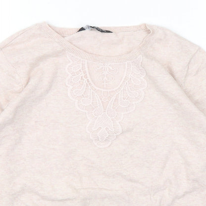 Womens UK Size 14 Dorothy Perkins Pink Pullover Jumper