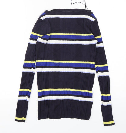 Womens UK Size 10 Marks and Spencer Blue Pullover Jumper