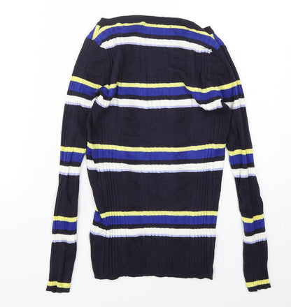 Womens UK Size 10 Marks and Spencer Blue Pullover Jumper