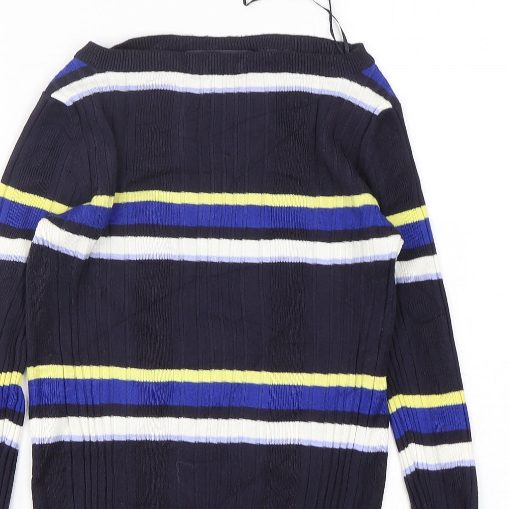 Womens UK Size 10 Marks and Spencer Blue Pullover Jumper