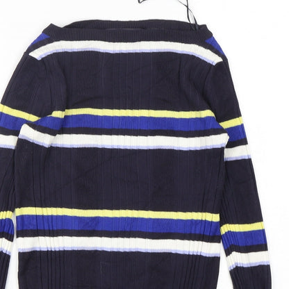 Womens UK Size 10 Marks and Spencer Blue Pullover Jumper